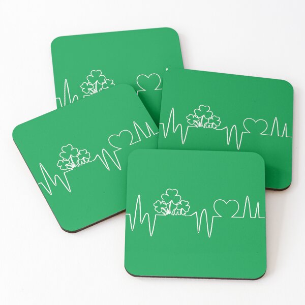 Item preview, Irish Shamrock Heartbeat Irish Love Ireland designed and sold by HolidayT-Shirts.