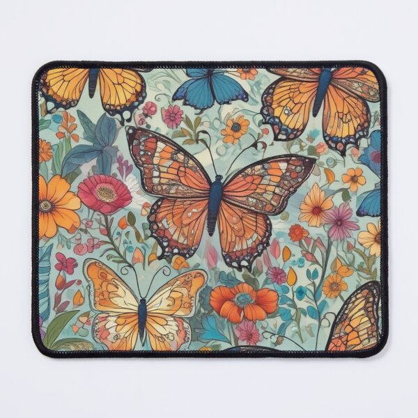 Item preview, Butterflies and flowers designed and sold by GasconyPassion.