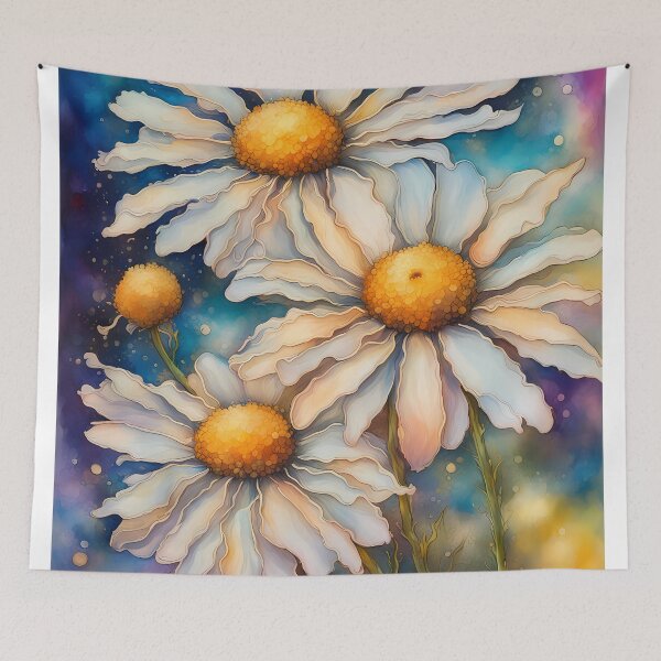 Item preview, "Blooming Friendship Daisies Art - Perfect for Friendship Day" designed and sold by Design Den.