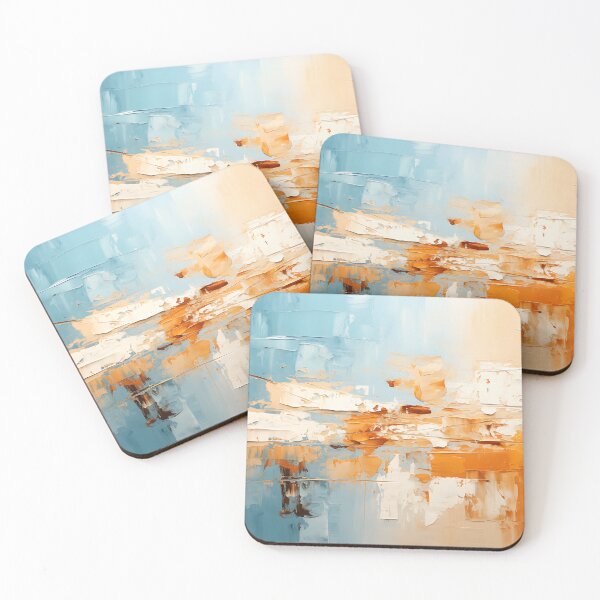 Item preview, Beige and Light Grey - Abstract Color designed and sold by KootenayDesigns.