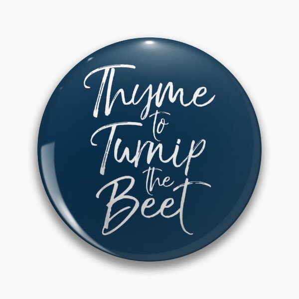 Item preview, Thyme Turnip Bee Vegetable Pun designed and sold by bogantomasa.
