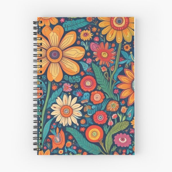 Item preview, Naive art flower pattern designed and sold by GasconyPassion.