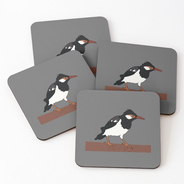 Item preview, Indian Pied Myna Bird Art designed and sold by Nisha Prabhu.