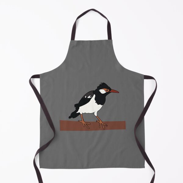 Item preview, Indian Pied Myna Bird Art designed and sold by Nisha Prabhu.