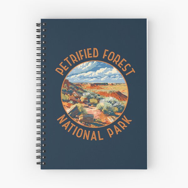 Item preview, Petrified Forest National Park Retro Distressed Circle designed and sold by KrisSidDesigns.