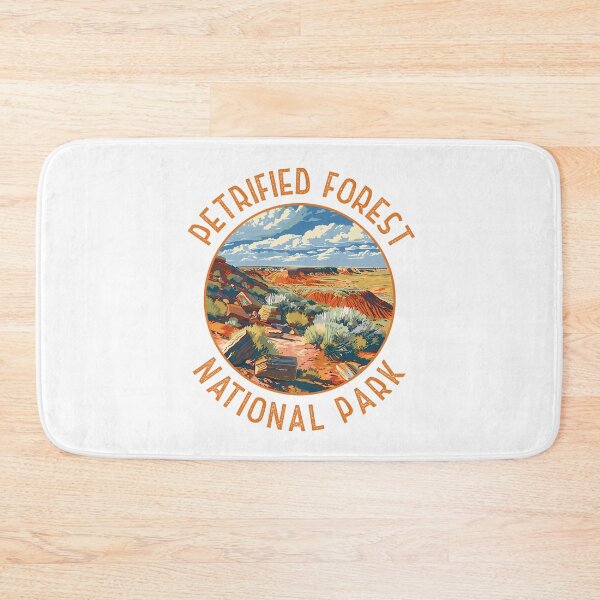 Item preview, Petrified Forest National Park Retro Distressed Circle designed and sold by KrisSidDesigns.
