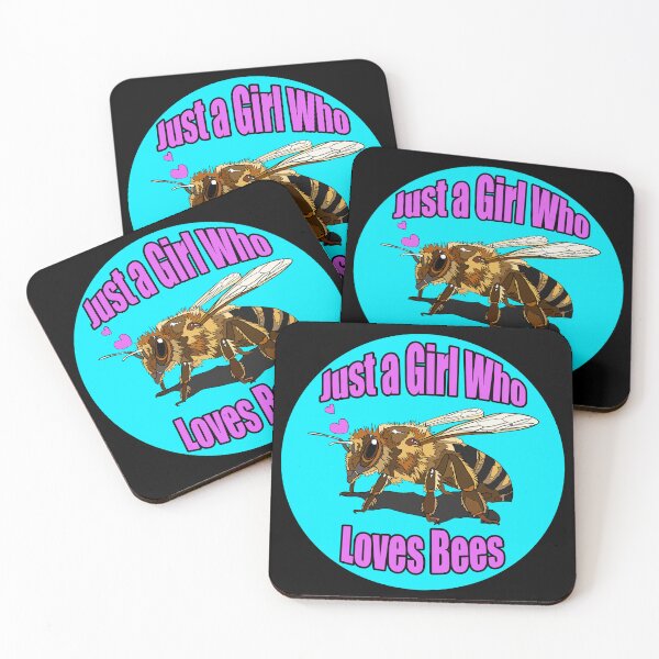Item preview, Just a Girl who Loves Bees | Gift for Bee Lover designed and sold by Marian Murdoch.