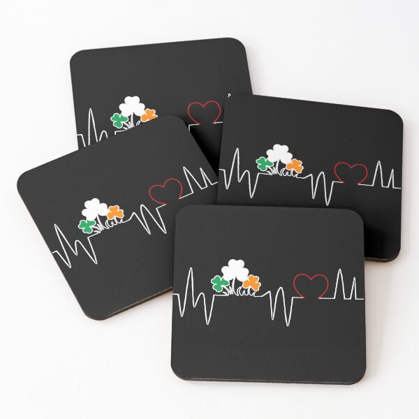 Item preview, Irish Shamrock Heartbeat Irish Love Ireland designed and sold by HolidayT-Shirts.