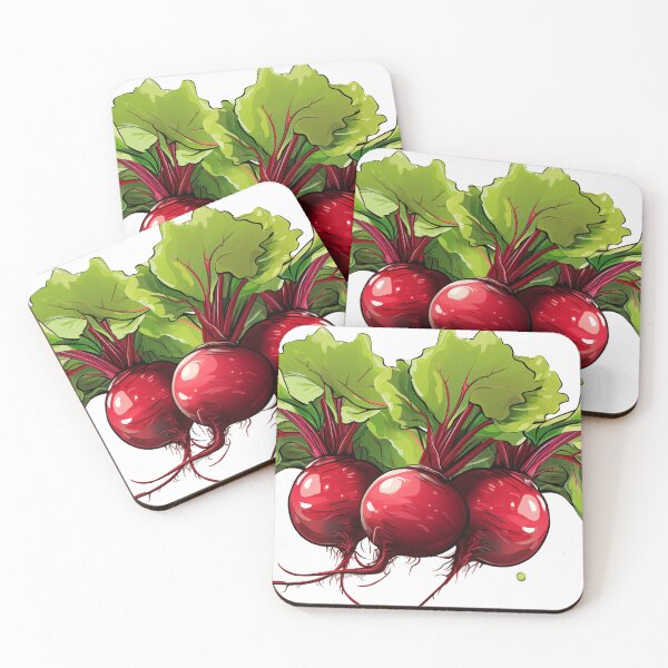Item preview, Bunch of Red Beets illustration designed and sold by Roxane Bay.