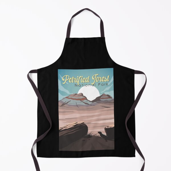 Item preview, Petrified Forest National Park Illustration Travel Art Vintage designed and sold by KrisSidDesigns.