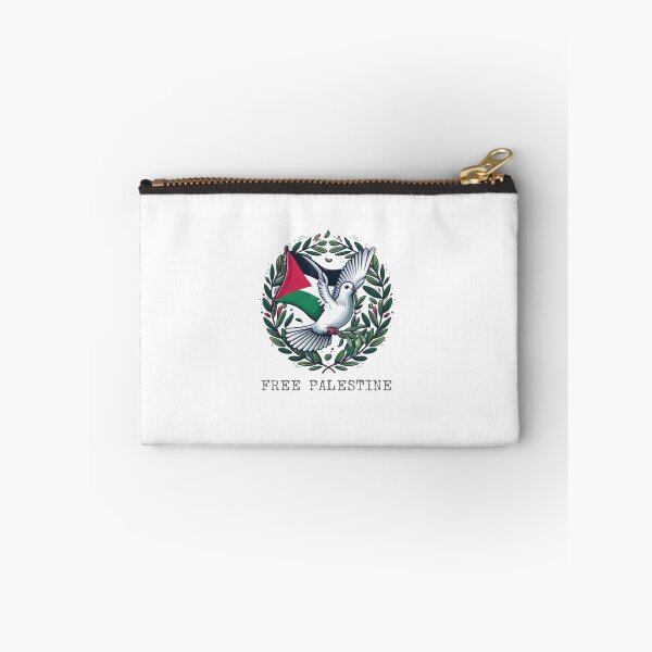 Item preview, Free Palestine. (Freedom pigeon holding olive leaf) designed and sold by FromRiverToSea.