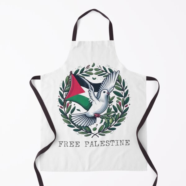 Item preview, Free Palestine. (Freedom pigeon holding olive leaf) designed and sold by FromRiverToSea.