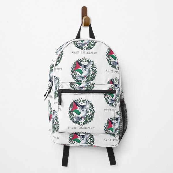 Item preview, Free Palestine. (Freedom pigeon holding olive leaf) designed and sold by FromRiverToSea.