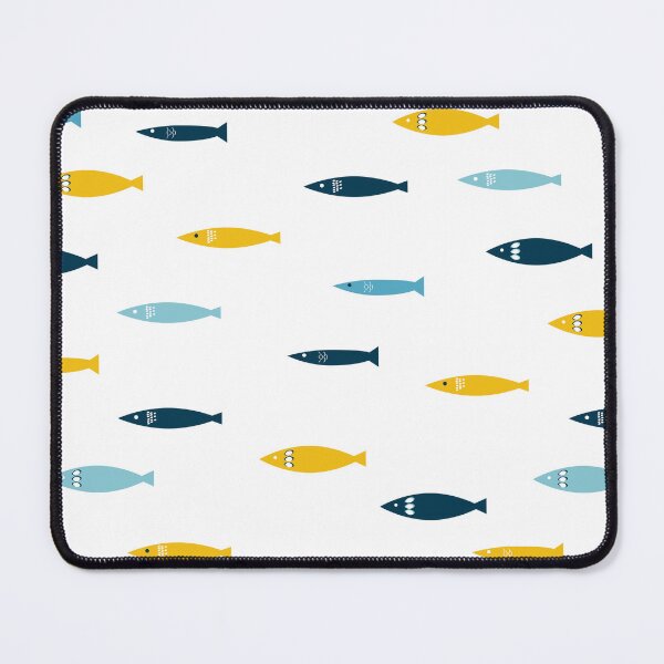 Item preview, Funny sardines pattern designed and sold by ElizabethCoelho.