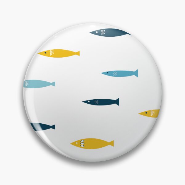 Item preview, Funny sardines pattern designed and sold by ElizabethCoelho.