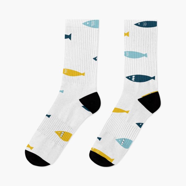 Item preview, Funny sardines pattern designed and sold by ElizabethCoelho.