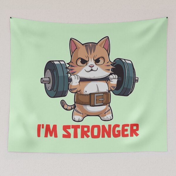 Item preview, Stronger Cat designed and sold by winaidigidesign.
