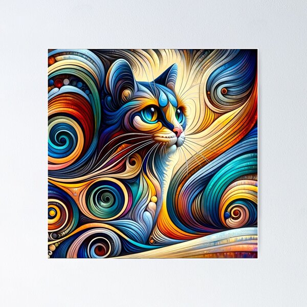 Item preview, Seychelles Cat - Waves of Fantasy designed and sold by LegademaArt.