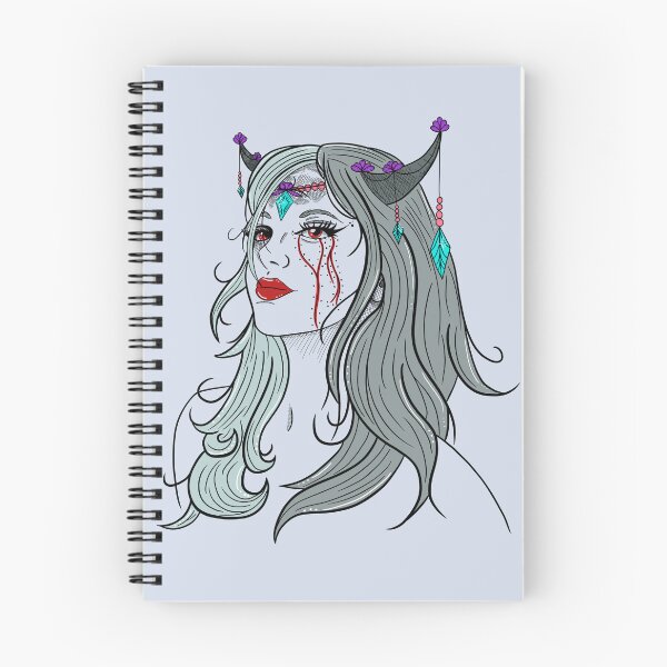 Item preview, Demon Queen Tattoo Design designed and sold by LupineCrow.