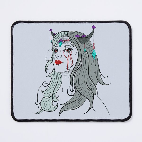 Item preview, Demon Queen Tattoo Design designed and sold by LupineCrow.
