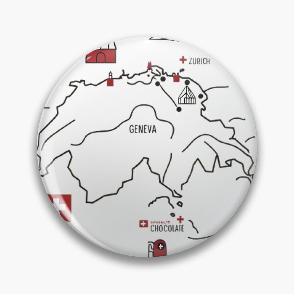 Item preview, Swiss Landmarks Celebration T-Shirt designed and sold by Hirokaa.