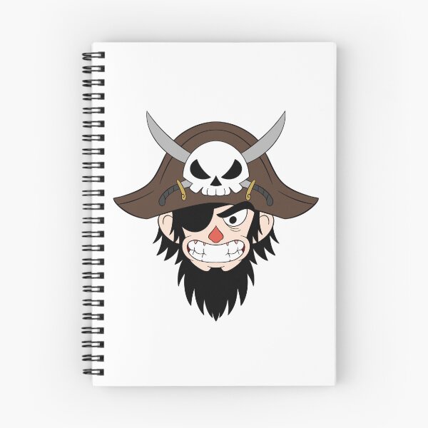 Item preview, Fearsome Piate with eye patch and skull hat designed and sold by PiknStick.