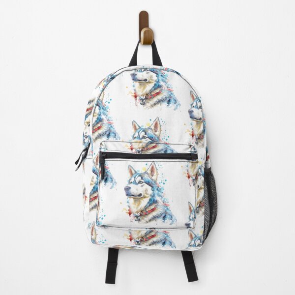 Item preview, Husky Gaze – Bold Dog Watercolor designed and sold by caracatita75.