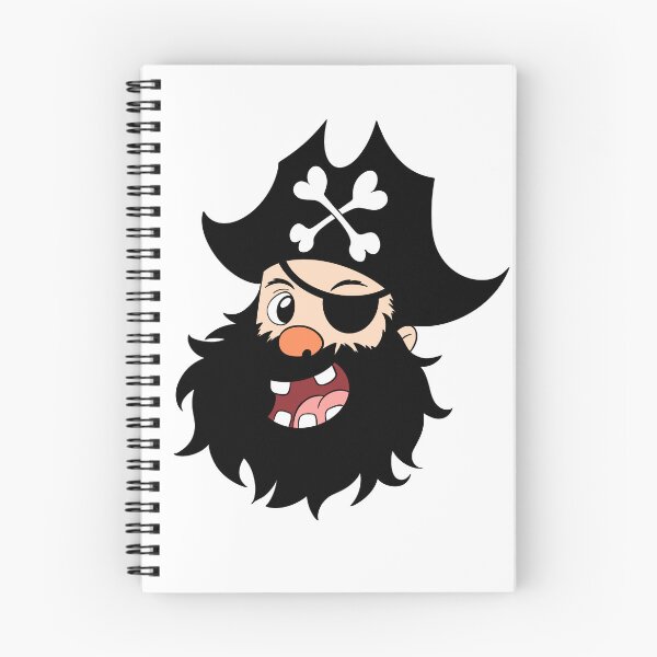 Item preview, Fearsome Pirate with crossbones hat and eye patch designed and sold by PiknStick.