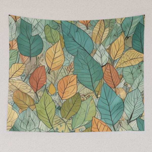 Item preview, Leaves pattern designed and sold by GasconyPassion.