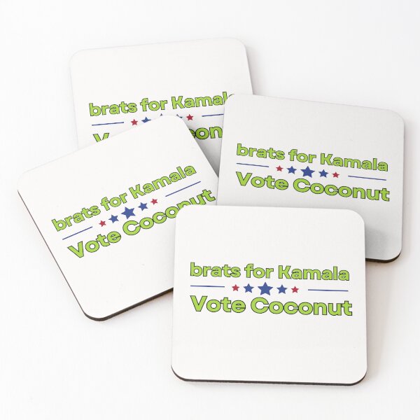 Item preview, Brats for Kamala, Vote Coconut designed and sold by Roy & Tiffany.