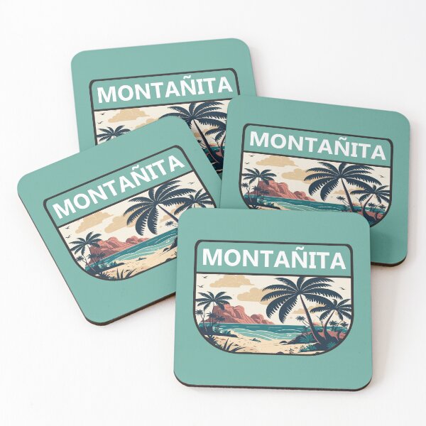 Item preview, Montanita Ecuador Retro Emblem designed and sold by KrisSidDesigns.
