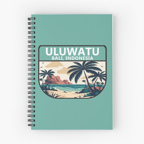 Item preview, Uluwatu Bali Indonesia Retro Emblem designed and sold by KrisSidDesigns.