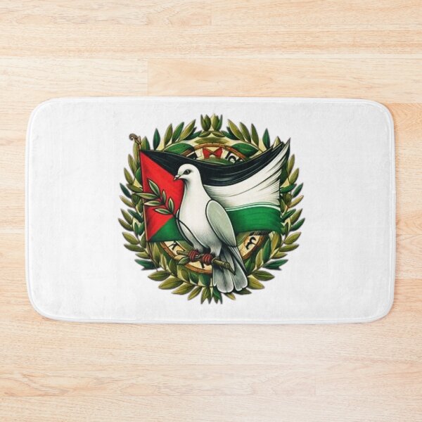 Item preview, Freedom pigeon holding olive leaf. Free Palestine. Palestine flag designed and sold by FromRiverToSea.