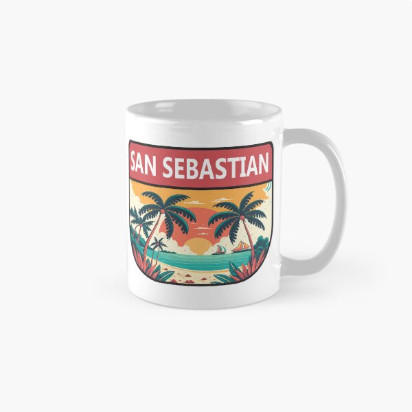 Item preview, San Sebastian Spain Retro Emblem designed and sold by KrisSidDesigns.