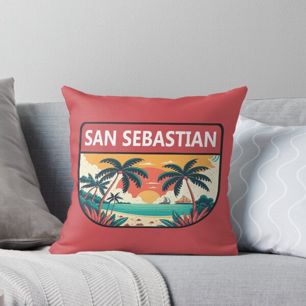 Item preview, San Sebastian Spain Retro Emblem designed and sold by KrisSidDesigns.