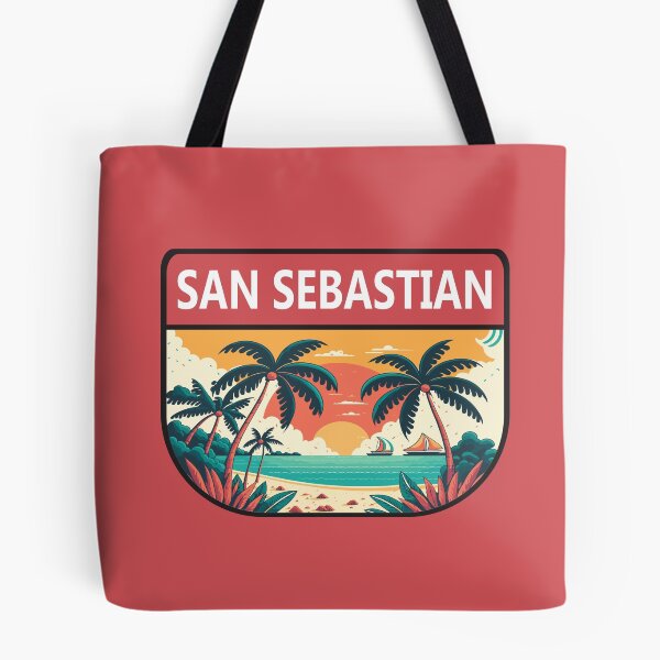 Item preview, San Sebastian Spain Retro Emblem designed and sold by KrisSidDesigns.