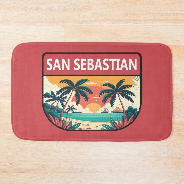 Item preview, San Sebastian Spain Retro Emblem designed and sold by KrisSidDesigns.