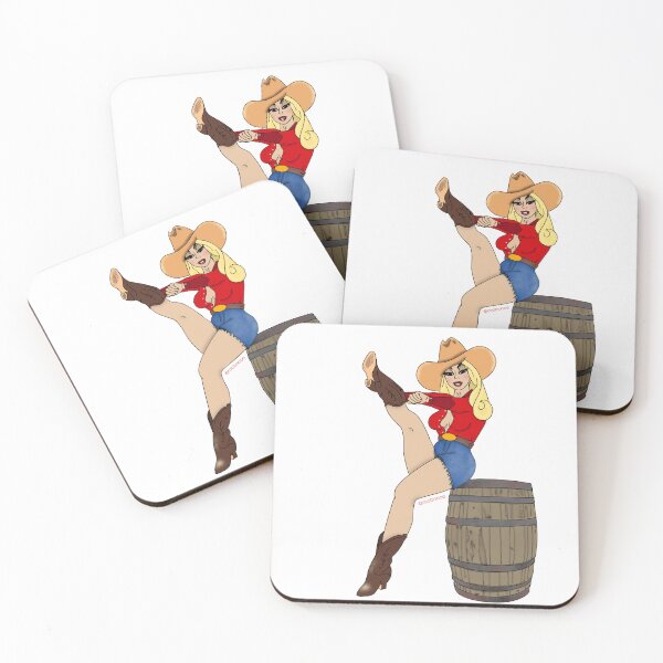 Item preview, Cowgirl Pin Up designed and sold by RooBooCo.