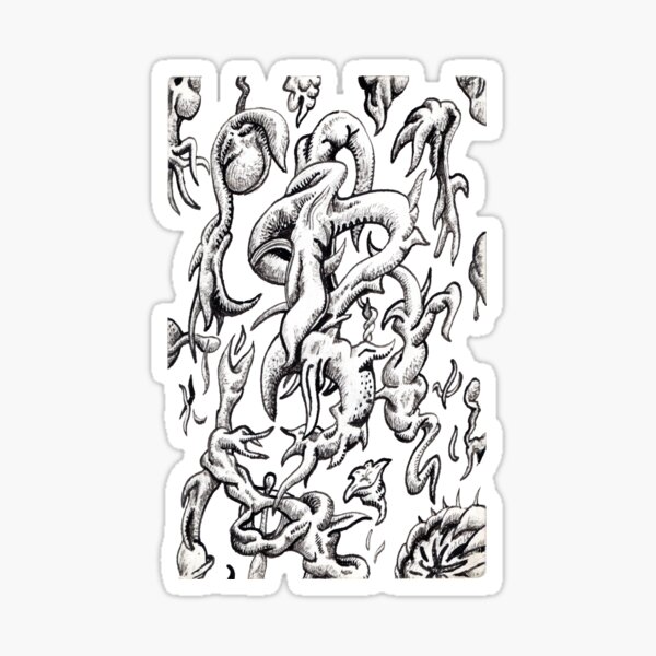 Airbourne Fauna, by Brian Benson Sticker