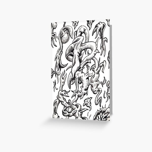 Airbourne Fauna, by Brian Benson Greeting Card