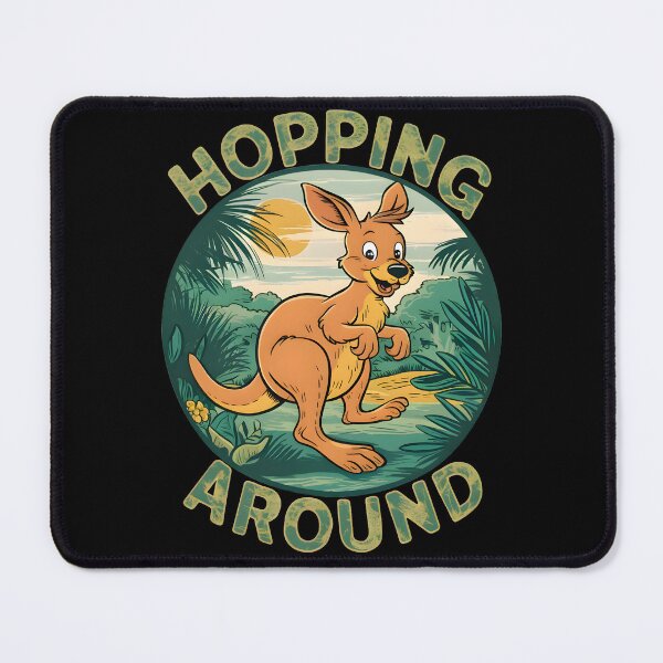 Item preview, Kangaroo | Hopping Around designed and sold by TheInkyOwl-TIO.