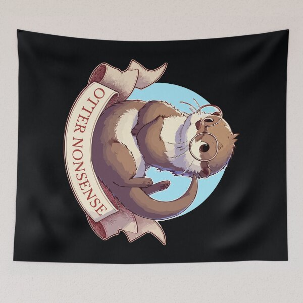 Item preview, Otter Nonsense Cute Funny designed and sold by TomFrontierArt.