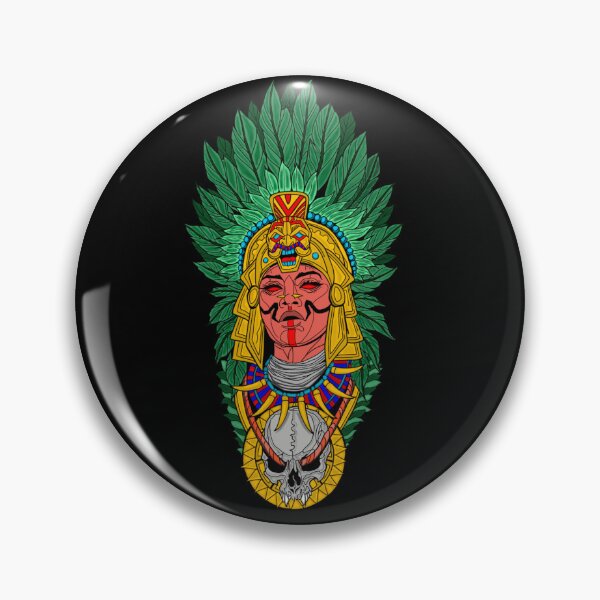 Item preview, Aztec Girl, Streetwear Aztec with red eyes, Logo,  Fanart designed and sold by AsARTcrew.