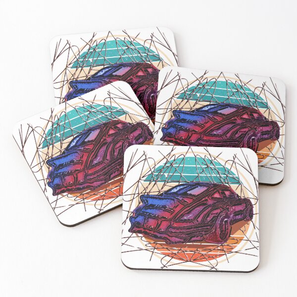 Item preview,  abstract, colorful car designed and sold by Bukhisz.
