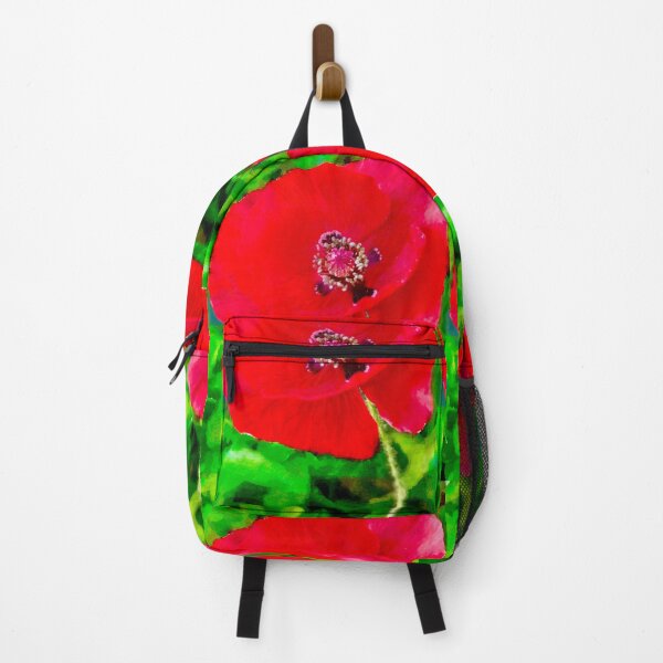 Item preview, Digital watercolor from a photo of a red poppy designed and sold by ricoflinn.