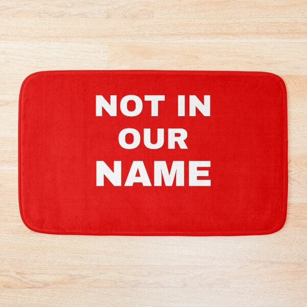 Item preview, Not In Our Name Free Palestine designed and sold by ANNINOART ⭐⭐⭐⭐⭐.