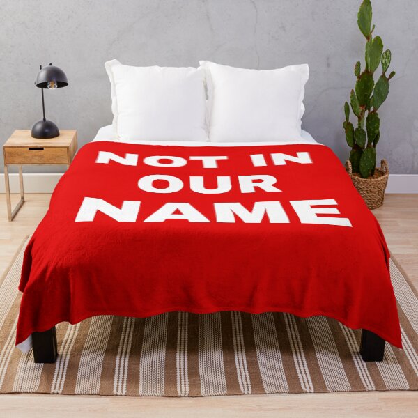 Item preview, Not In Our Name Free Palestine designed and sold by ANNINOART ⭐⭐⭐⭐⭐.