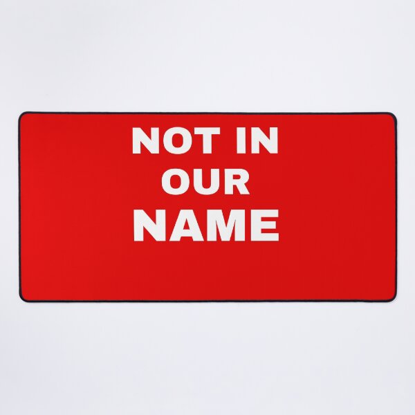 Item preview, Not In Our Name Free Palestine designed and sold by ANNINOART ⭐⭐⭐⭐⭐.
