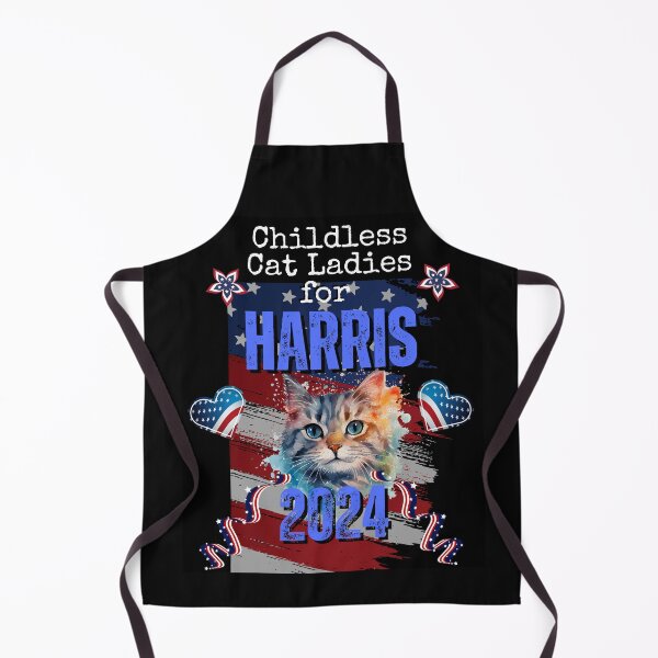 Item preview, Childless Cat Ladies For Harris 2024 Vote Blue Save Democracy Political Design designed and sold by EarthArtDesigns.