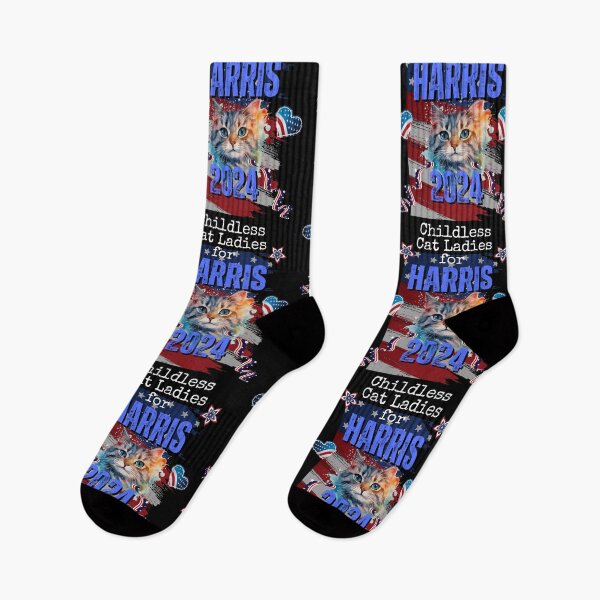 Item preview, Childless Cat Ladies For Harris 2024 Vote Blue Save Democracy Political Design designed and sold by EarthArtDesigns.